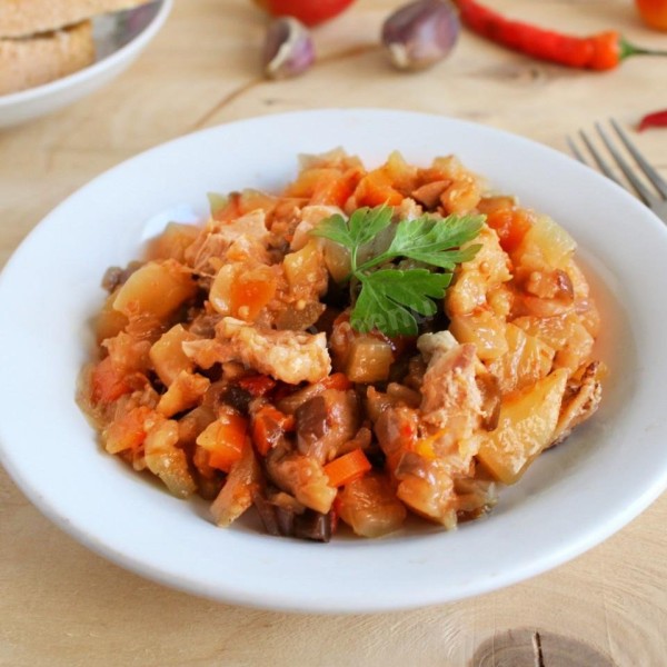Поджарка из курицы
